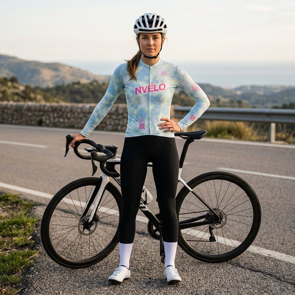 Maglia a maniche lunghe menta boreale