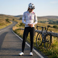 Maglia da ciclismo Rush Pearl a maniche lunghe, vestibilità da gara
