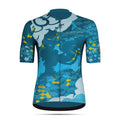 Maglia da ciclismo mediterranea – Manica corta, vestibilità aerodinamica, design costiero estivo | Nomad Vélo