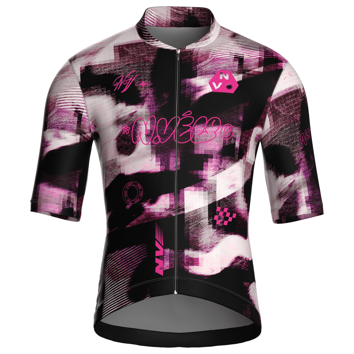 Maglia da ciclismo Parallax Nightshade a maniche corte, vestibilità da gara