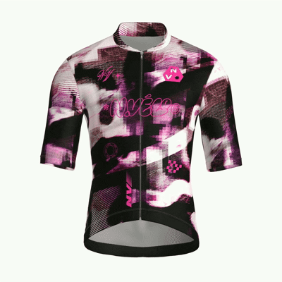 Maglia da ciclismo Parallax Nightshade a maniche corte, vestibilità da gara