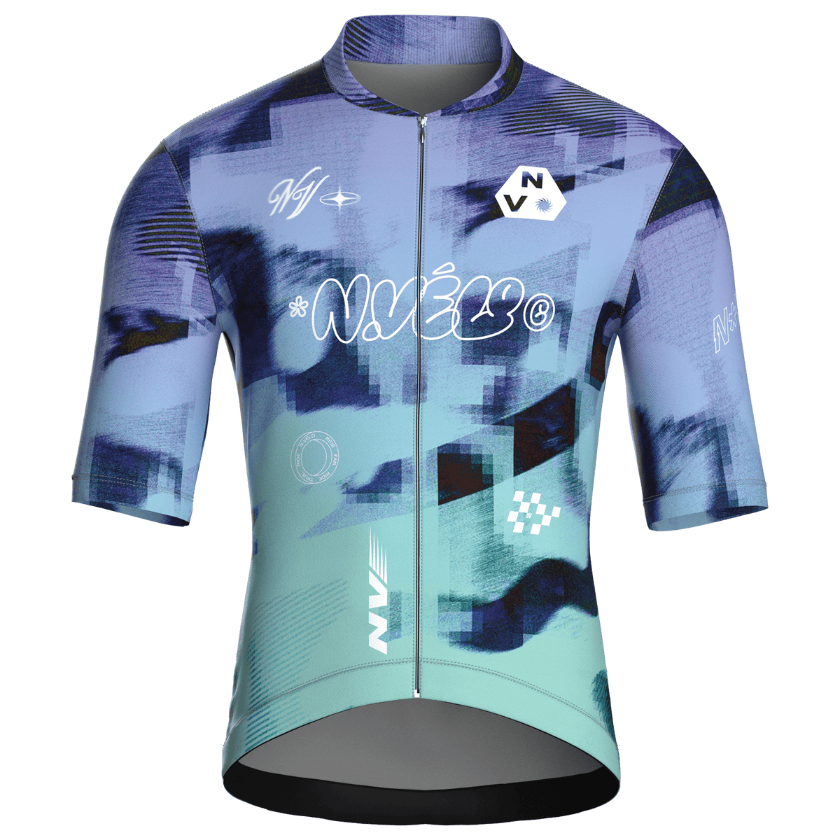 Maglia da ciclismo Parallax Prism a maniche corte, vestibilità da gara.