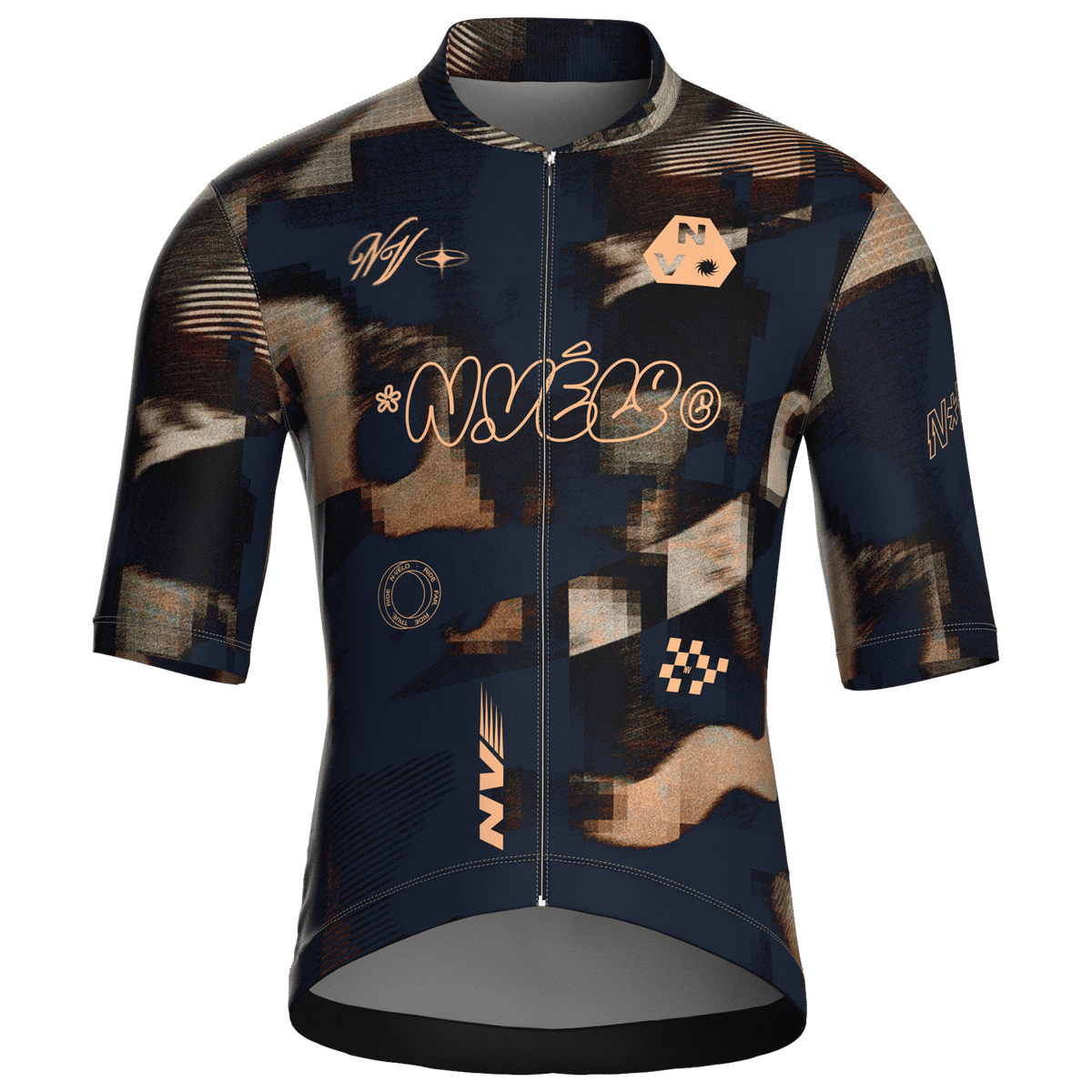 Maglia da ciclismo Parallax Fathom a maniche corte, vestibilità da gara.