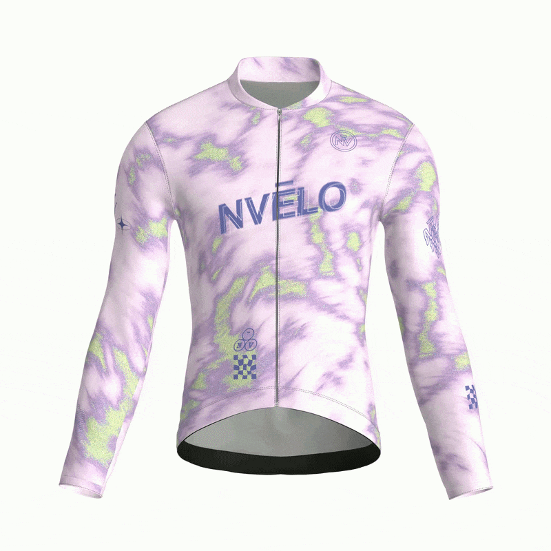 Maglia da ciclismo Boreal Fluor a maniche lunghe, vestibilità da gara