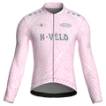 Maglia a maniche lunghe rosa Coco | Nomade Velo