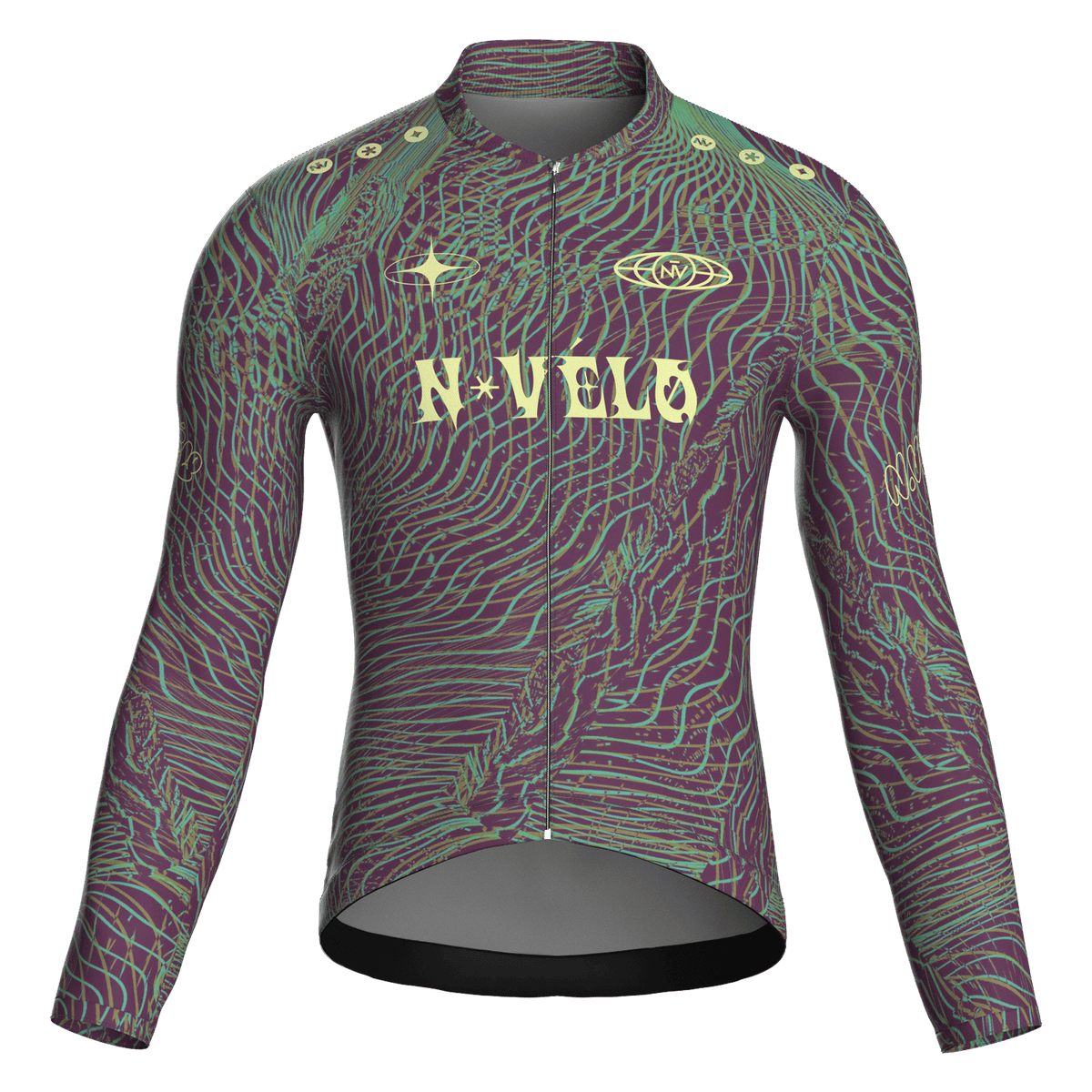 Maglia a maniche lunghe Coco Viola | Nomade Velo