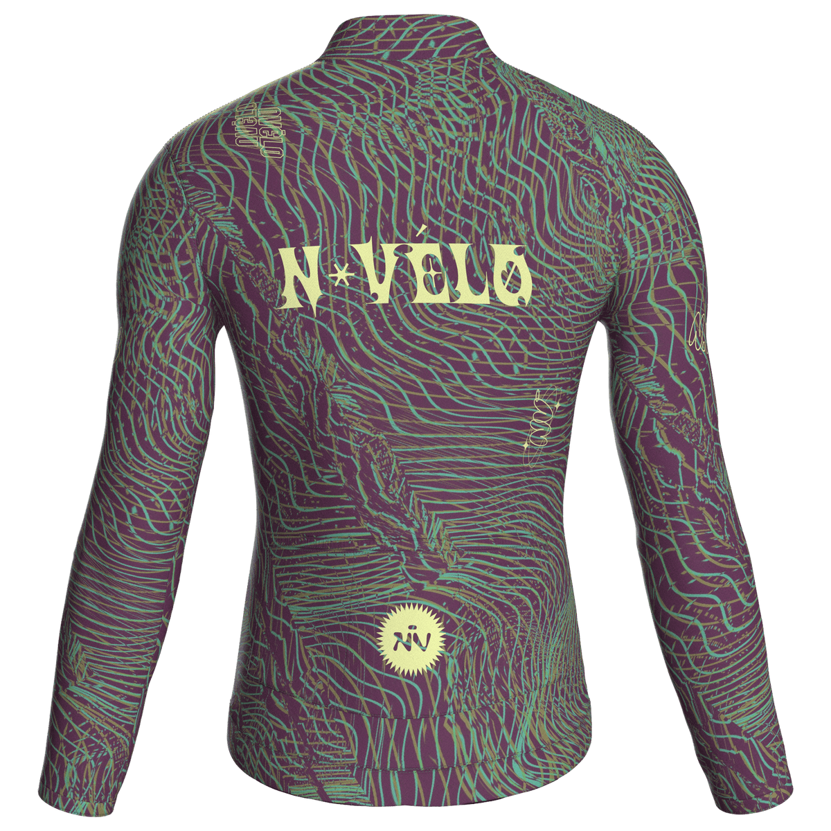 Maglia a maniche lunghe Coco Viola | Nomade Velo
