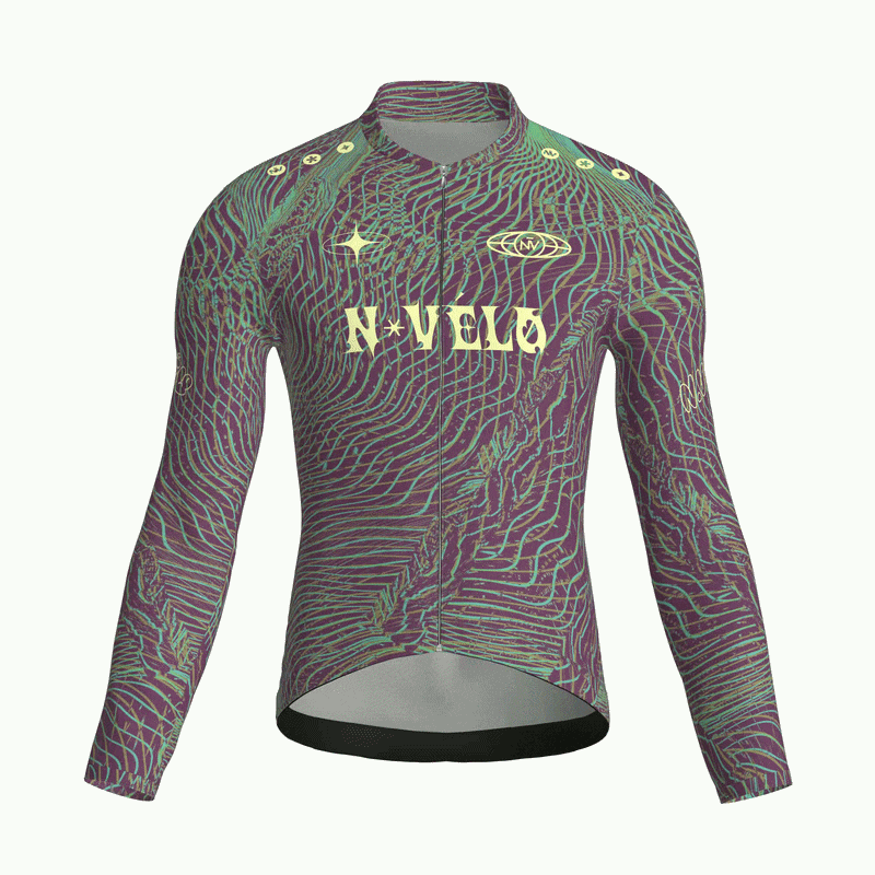 Maglia a maniche lunghe Coco Viola | Nomade Velo