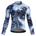 Maglia da ciclismo Bloom Indigo a maniche lunghe, vestibilità da gara