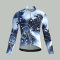 Maglia da ciclismo Bloom Indigo a maniche lunghe, vestibilità da gara
