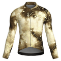 Maglia da ciclismo Bloom Sepia a maniche lunghe, vestibilità da gara