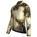 Maglia da ciclismo Bloom Sepia a maniche lunghe, vestibilità da gara