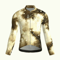 Maglia da ciclismo Bloom Sepia a maniche lunghe, vestibilità da gara