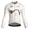 Maglia da ciclismo Haze Chalk a maniche lunghe, vestibilità da gara