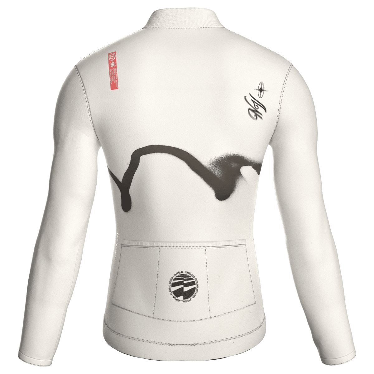 Maglia da ciclismo Haze Chalk a maniche lunghe, vestibilità da gara