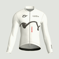 Maglia da ciclismo Haze Chalk a maniche lunghe, vestibilità da gara