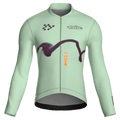 Maglia da ciclismo Haze Menthol a maniche lunghe, vestibilità da gara
