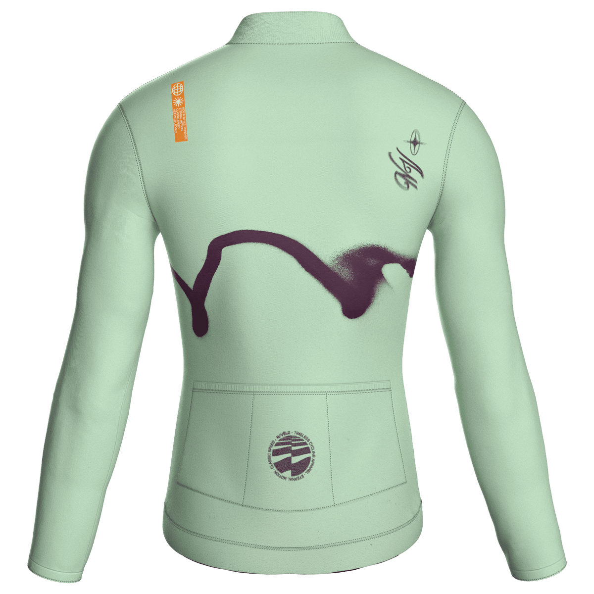Maglia da ciclismo Haze Menthol a maniche lunghe, vestibilità da gara