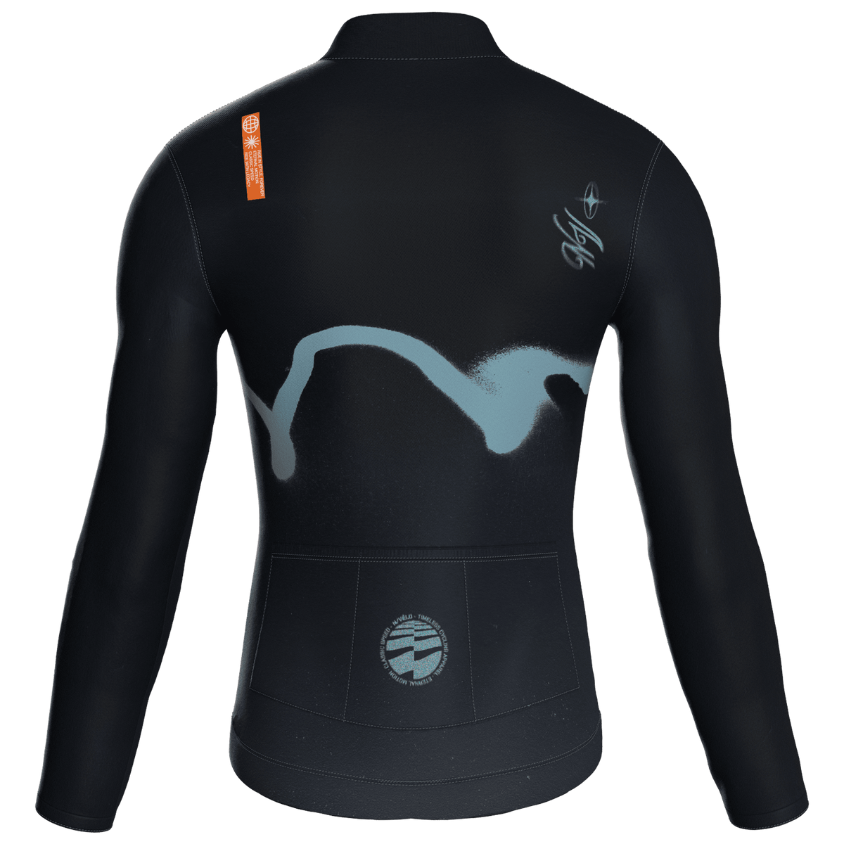Maglia da ciclismo Haze Ink a maniche lunghe, vestibilità da gara