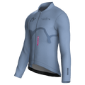 Maglia da ciclismo Haze Denim a maniche lunghe, vestibilità da gara