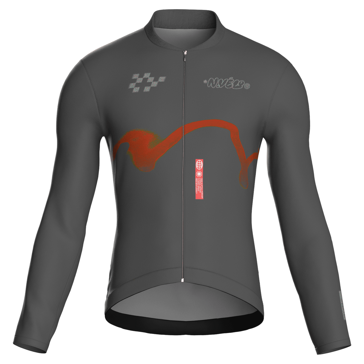 Maglia da ciclismo Haze Ferro a maniche lunghe, vestibilità da gara