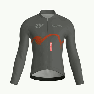 Maglia da ciclismo Haze Ferro a maniche lunghe, vestibilità da gara