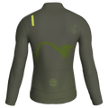 Maglia da ciclismo Haze Moss a maniche lunghe, vestibilità da gara