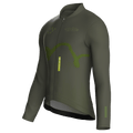 Maglia da ciclismo Haze Moss a maniche lunghe, vestibilità da gara