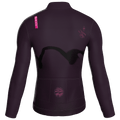 Maglia da ciclismo Haze Mulberry a maniche lunghe, vestibilità da gara