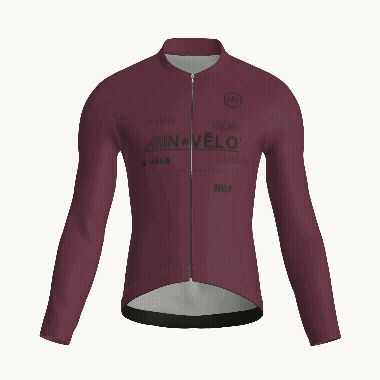 Maglia a maniche lunghe Element bordeaux | Nomad Vélo