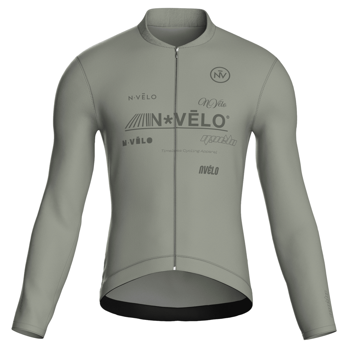 Maglia a maniche lunghe Element Grey | Nomad Vélo