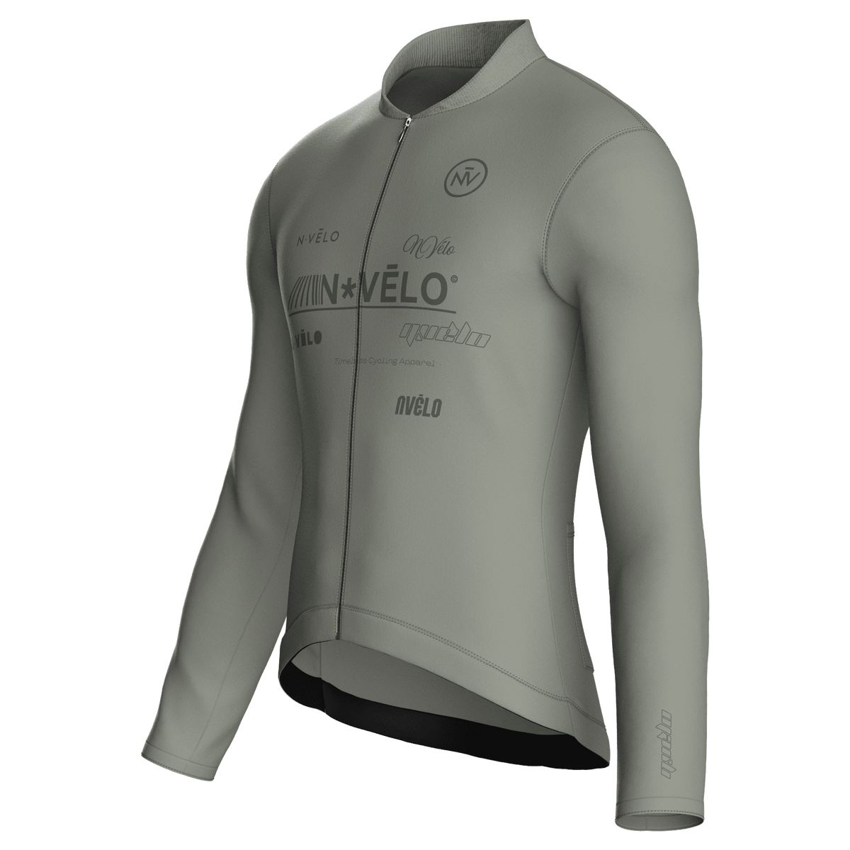 Maglia a maniche lunghe Element Grey | Nomad Vélo