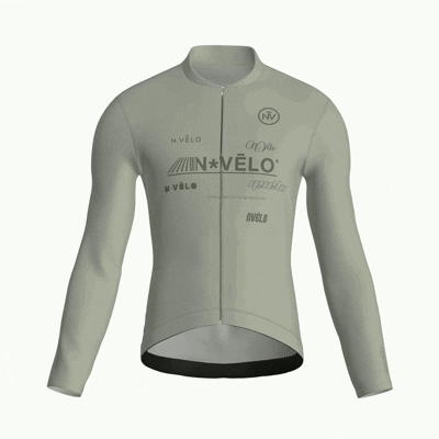 Maglia a maniche lunghe Element Grey | Nomad Vélo