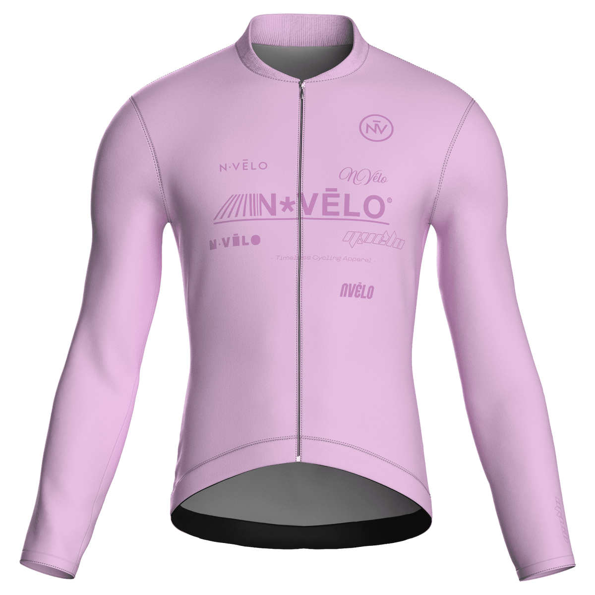 Maglia a maniche lunghe Element Viola | Nomade Velo