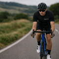 Maglia da ciclismo nera Power – Manica corta, vestibilità aerodinamica da gara | Nomad Vélo