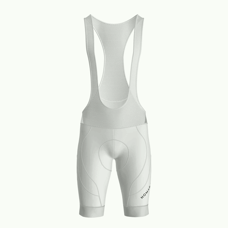 Pantaloncini con bretelle Nomad bianchi