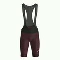 Pantaloncini con bretelle Nomad color bordeaux