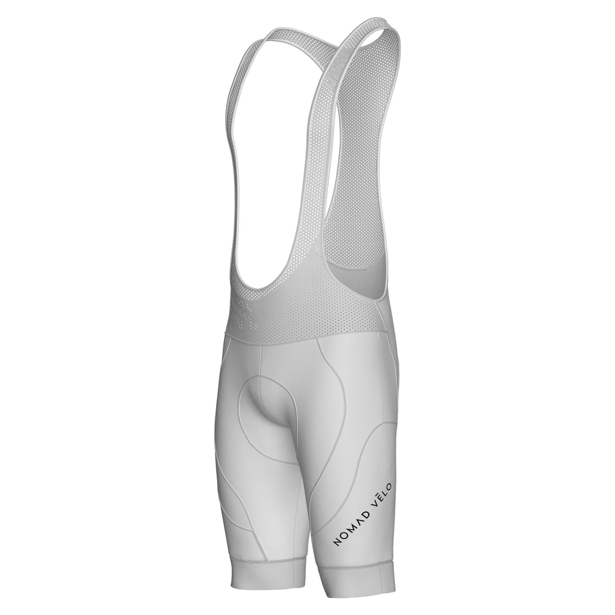 Pantaloncini con bretelle Nomad bianchi