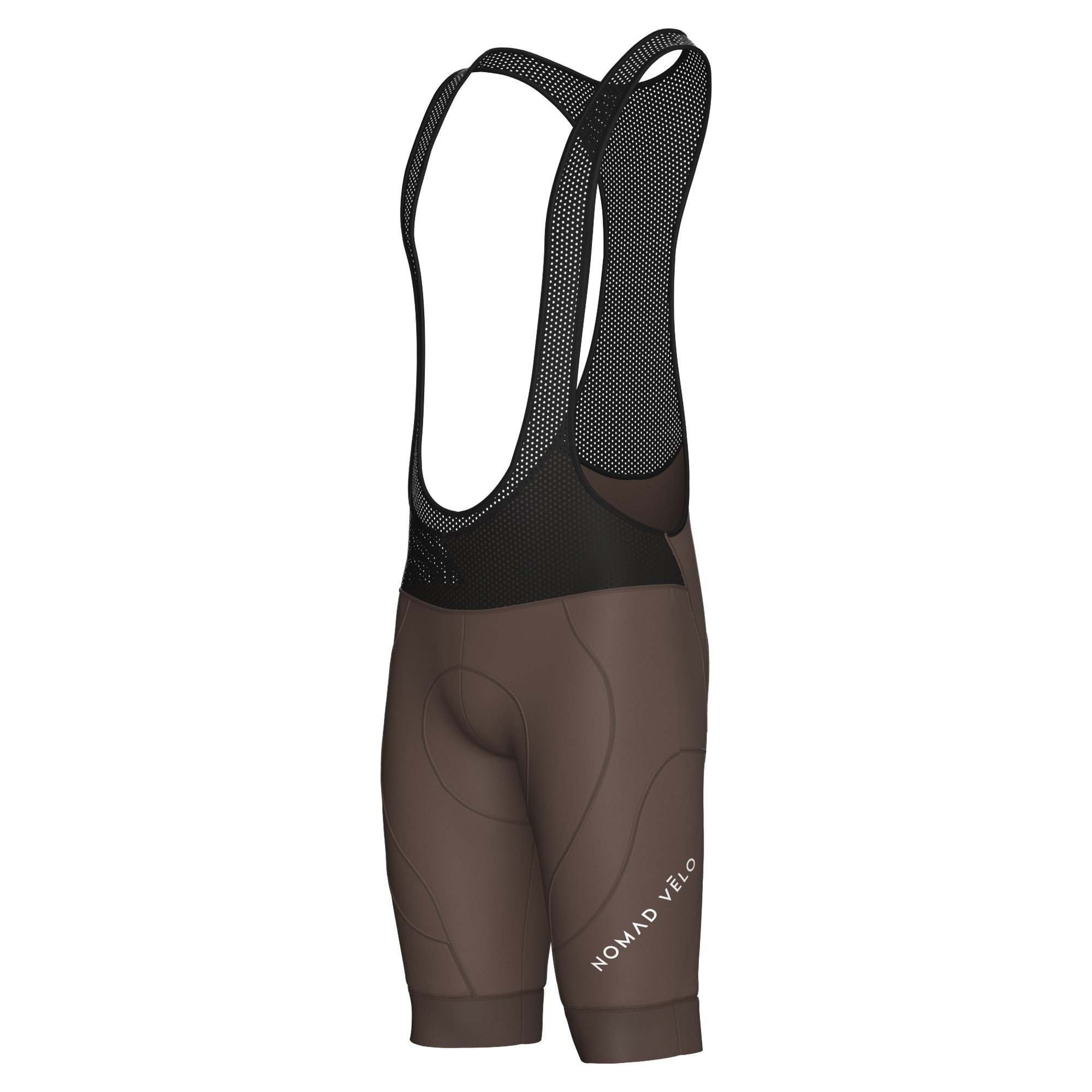 Pantaloncini con bretelle Nomad marroni
