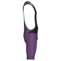 Pantaloncini da ciclismo viola con bretelle – Imbottitura performante con fondello in grafene K10 per lunghe pedalate | Nomad Vélo