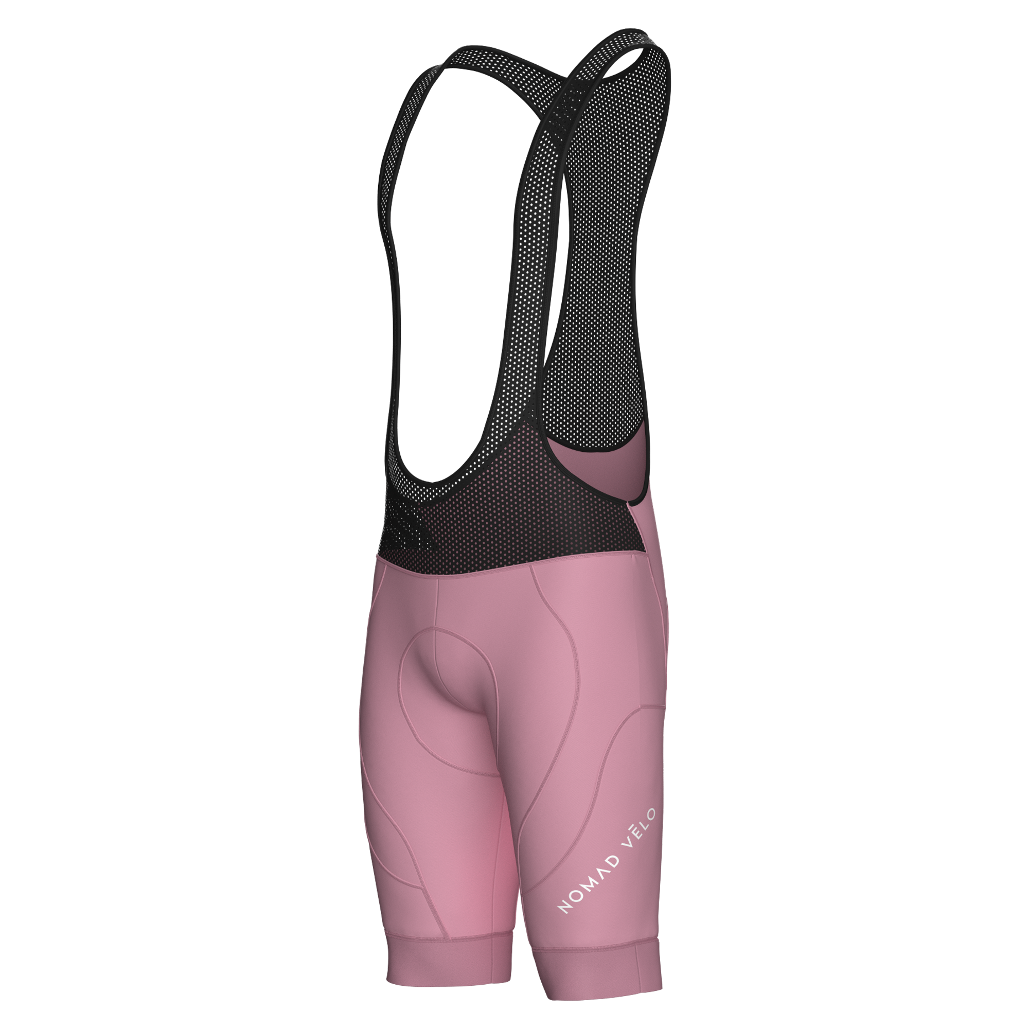 Pantaloncini con bretelle Nomad rosa