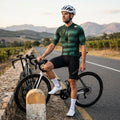 Maglia da ciclismo Rush Pine a maniche corte, vestibilità da gara