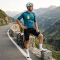 Maglia da ciclismo Volt Teal – Manica corta, vestibilità da gara