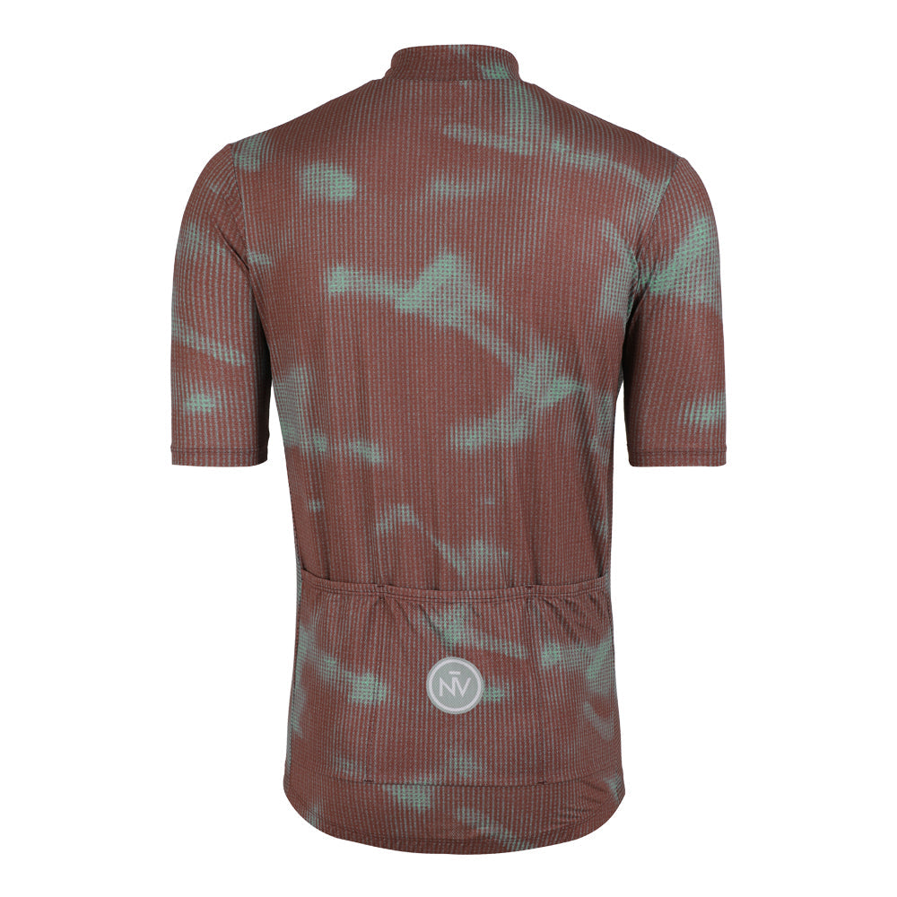 Maglia da ciclismo Vulcano – Maniche corte, vestibilità da gara, design ispirato alla lava | Nomad Vélo