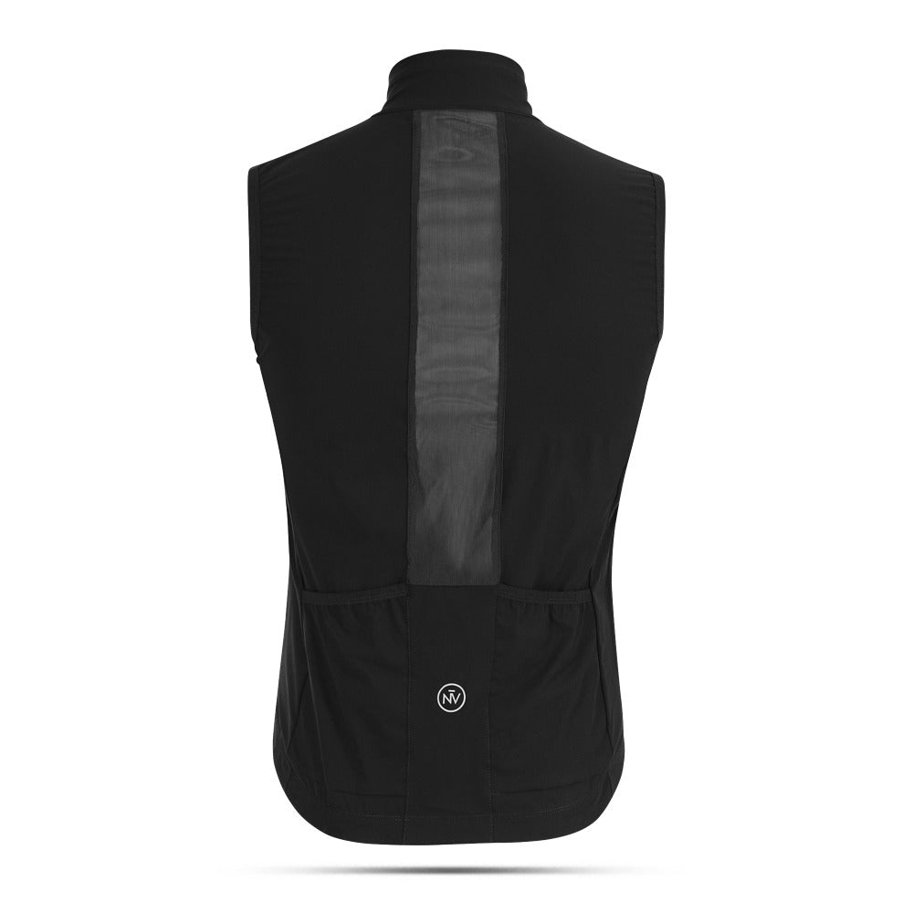 Gilet da ciclismo antivento – Senza maniche, leggero, aerodinamico, vestibilità da gara | Nomad Vélo