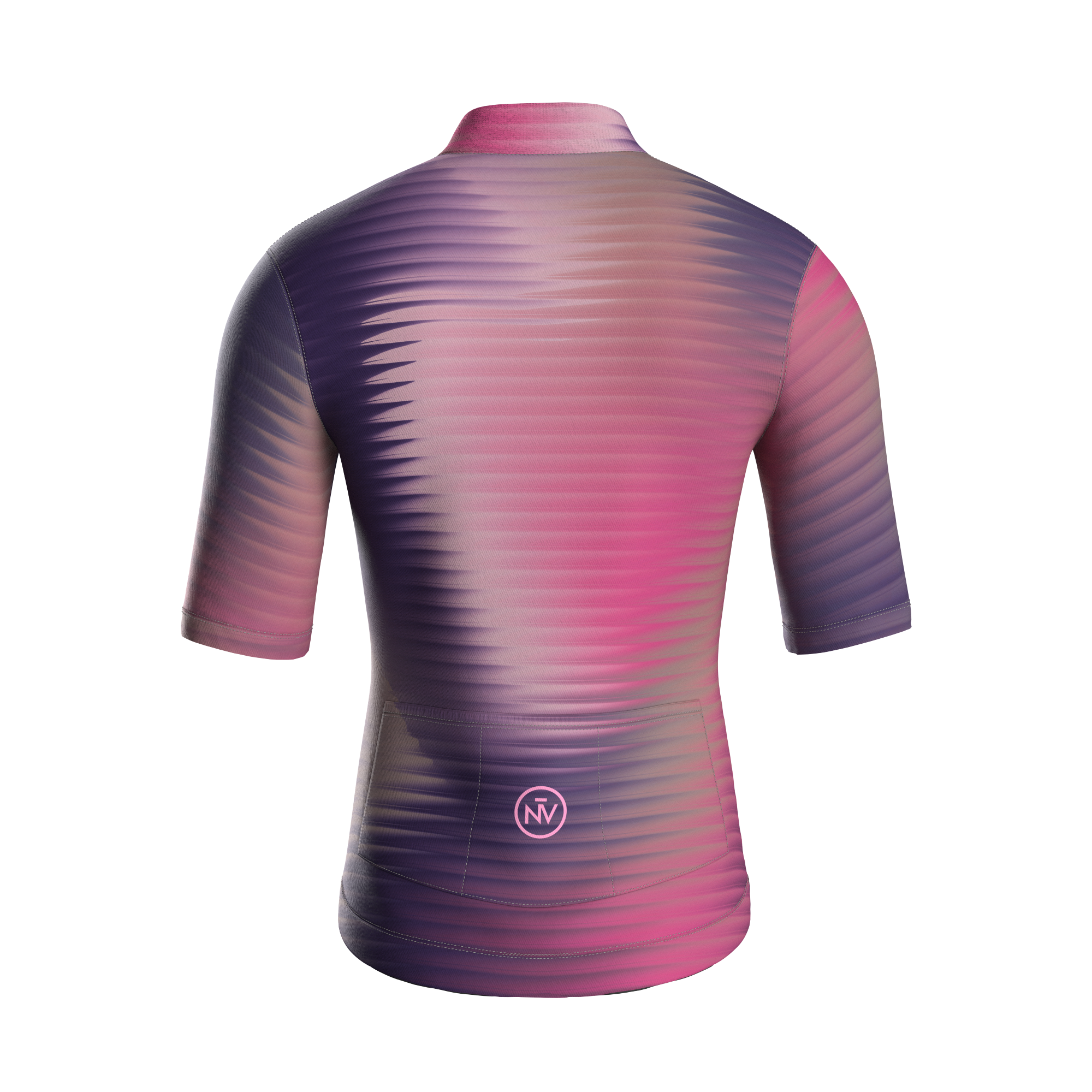 Maglia da ciclismo Fractal Aero viola - Maglia Fractal viola