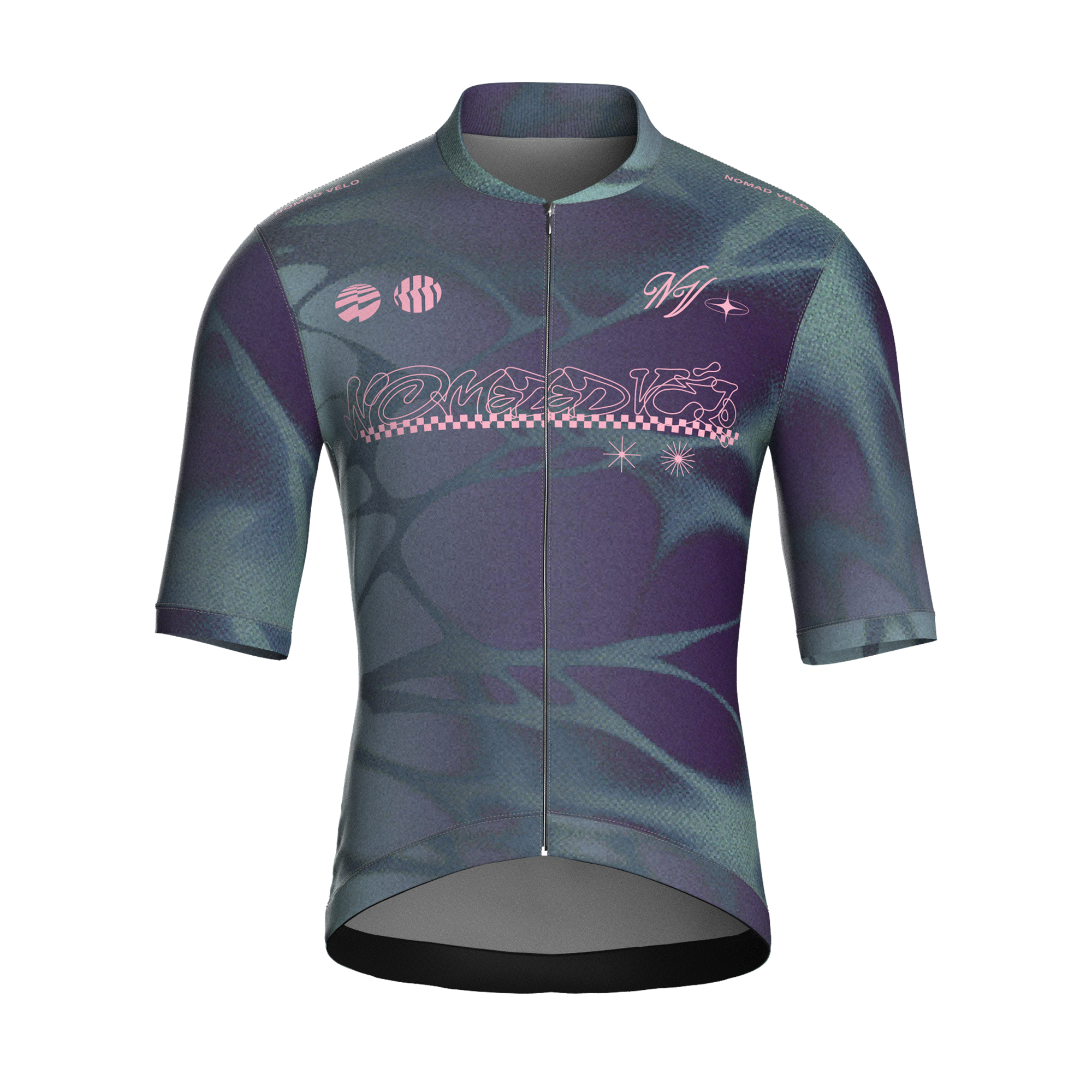 Maglia a maniche corte Spider Blu | Nomad Velo