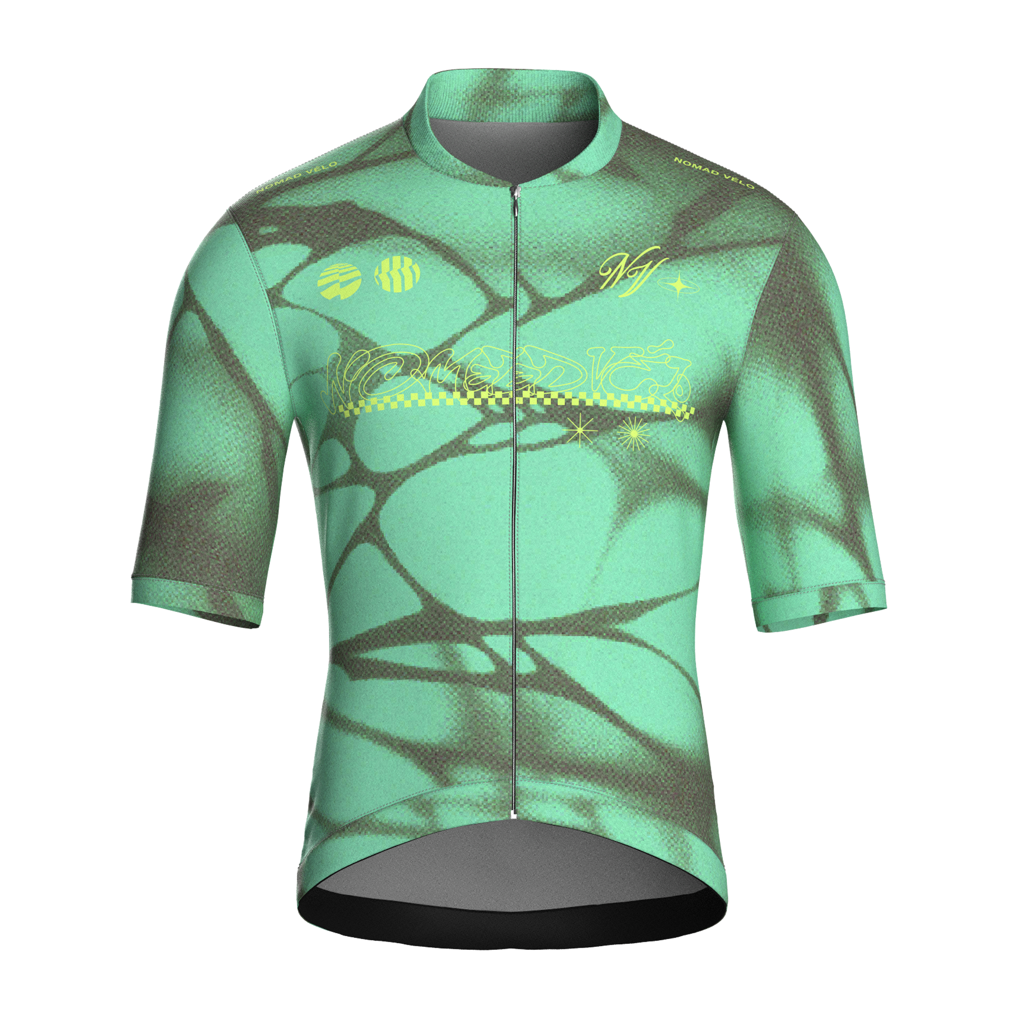 Maglia manica corta verde ragno | Nomad Velo