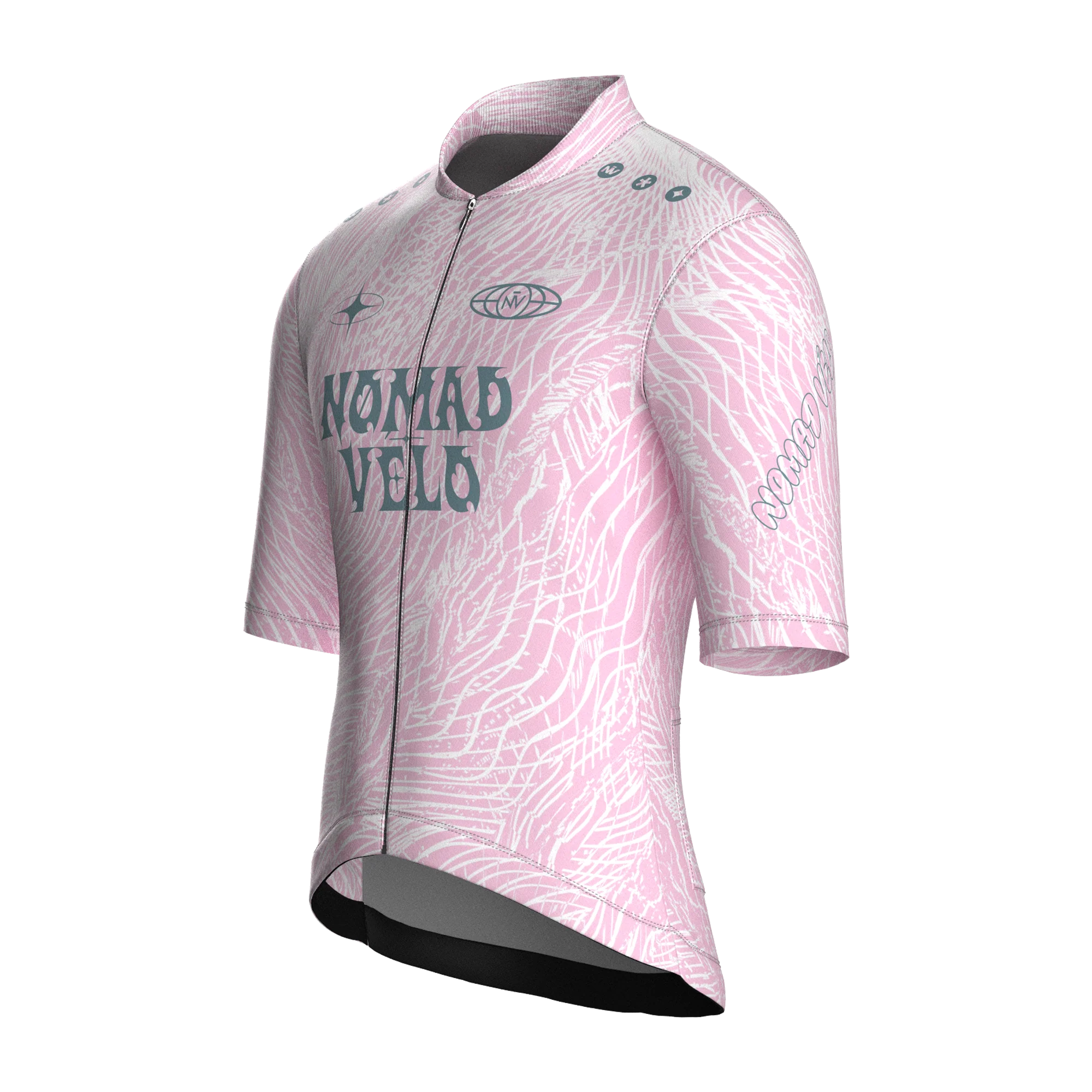 Maglia a maniche corte rosa Coco | Nomad Velo