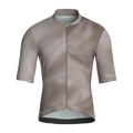 Maglia da ciclismo aerodinamica color beige arcobaleno - Maglia beige arcobaleno